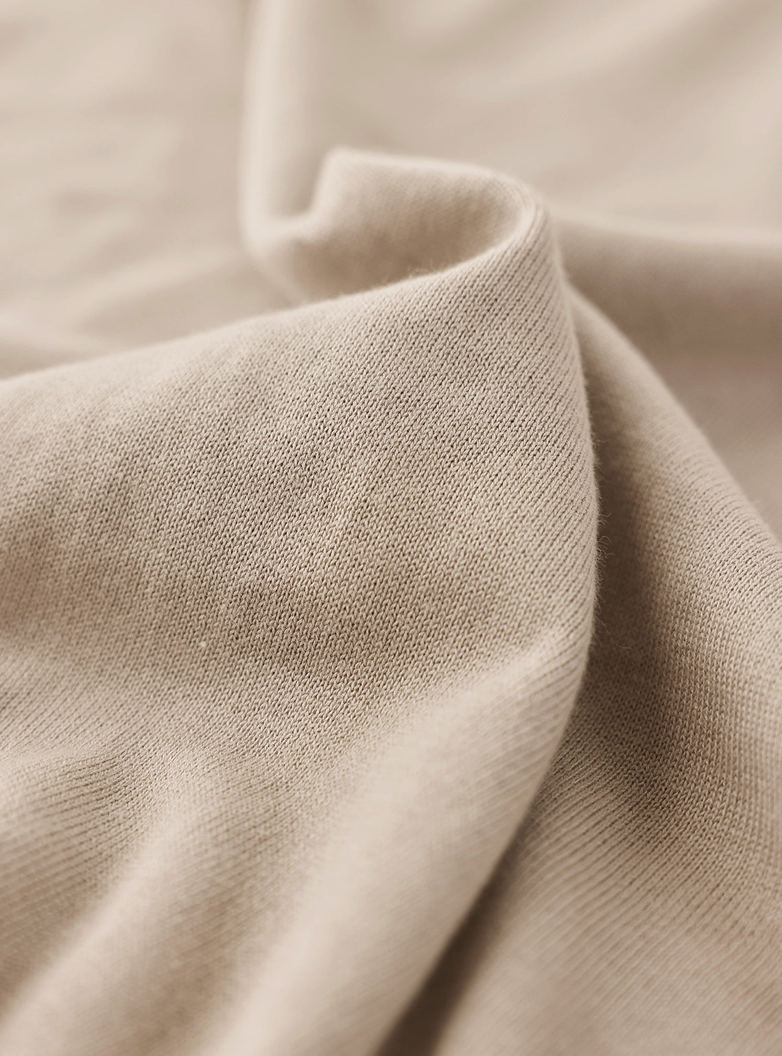 Light Khaki Cotton Pullover