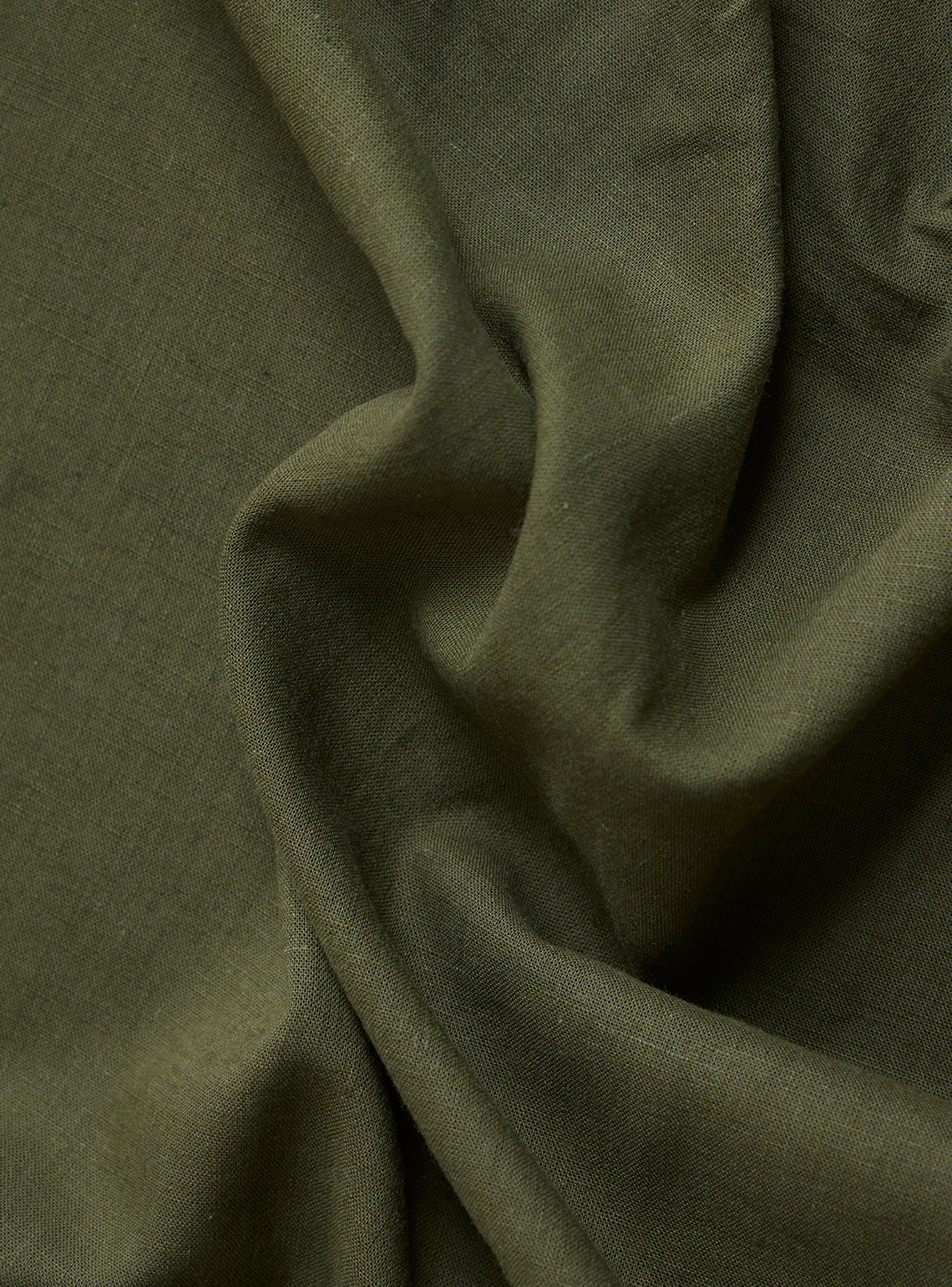 Seafoam Olive Linen Shirt