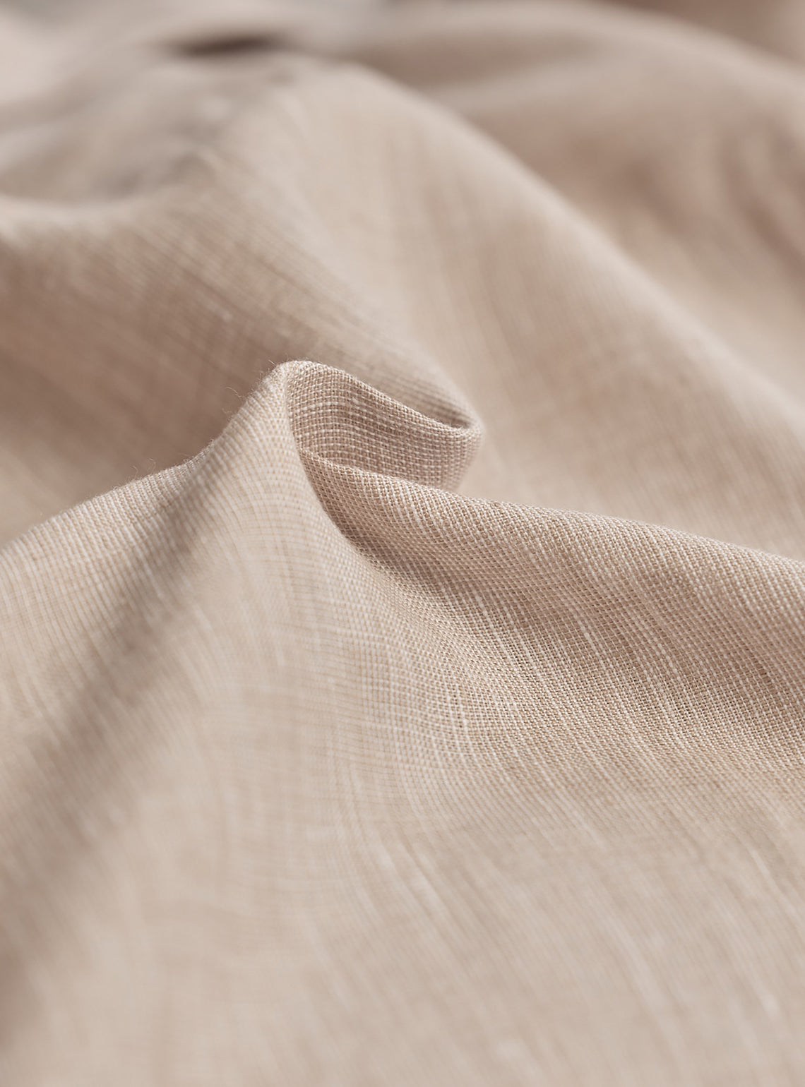 Vanilla Beige European Linen Shirt