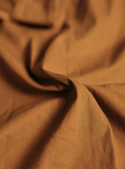Bourbon Rust Cotton Canvas Overshirt