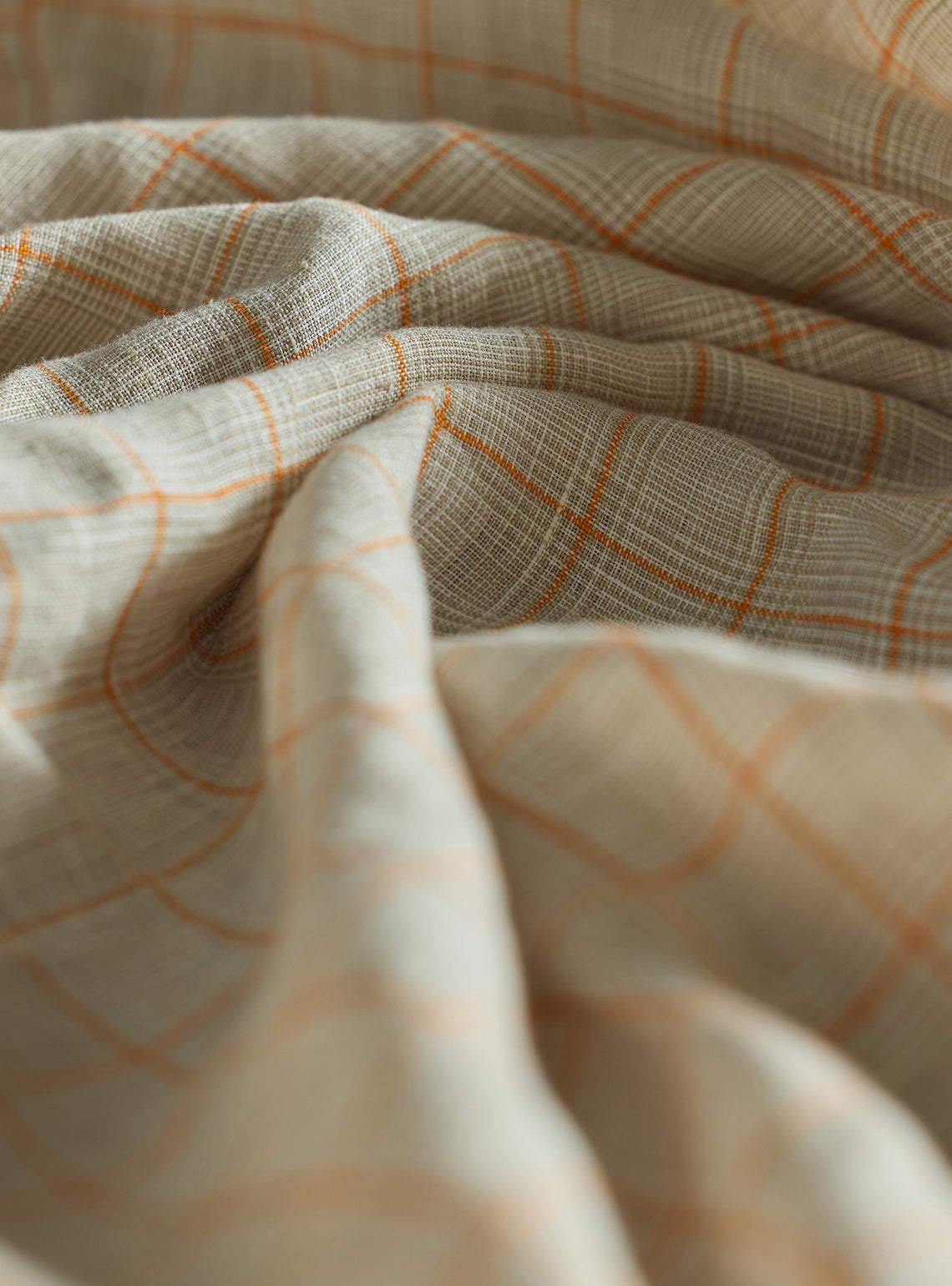 Lyca Grid European Linen Shirt