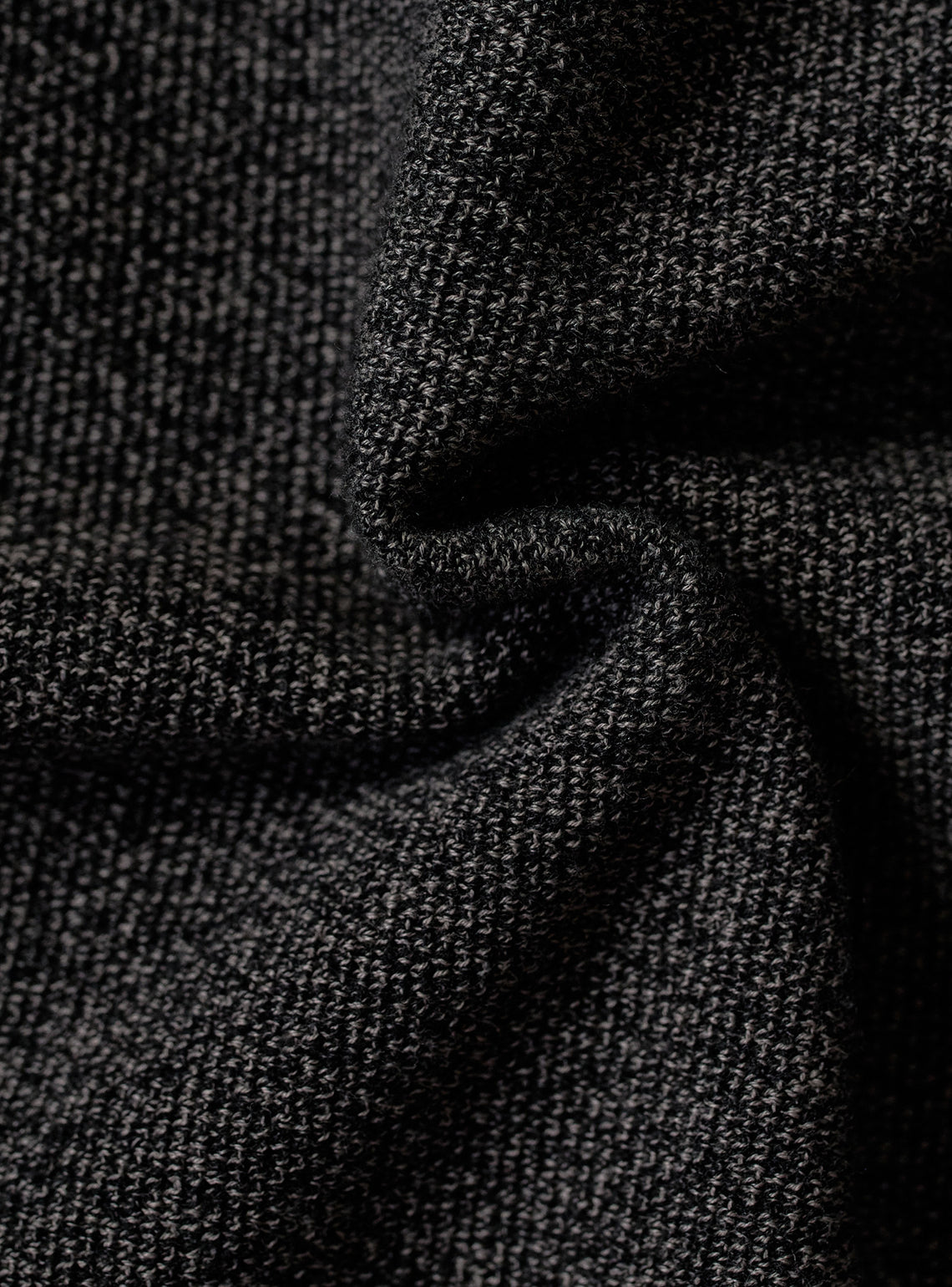 Onyx Black Cotton Pullover