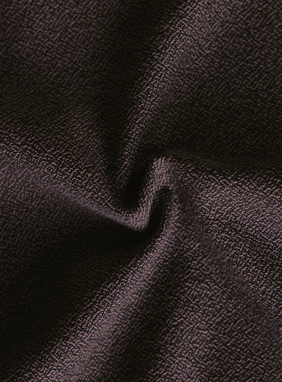 Canyon Brown Cotton Blend Dobby Overshirt