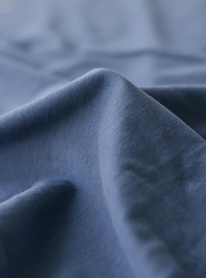 Pearl Blue Cotton Polo