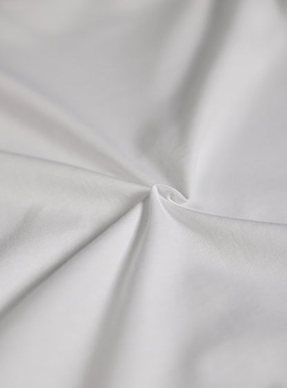 Imperial White Cotton Embroidered Polo