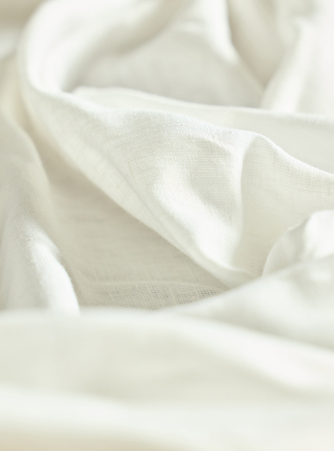 Cloud White Lyocell Linen Shirt