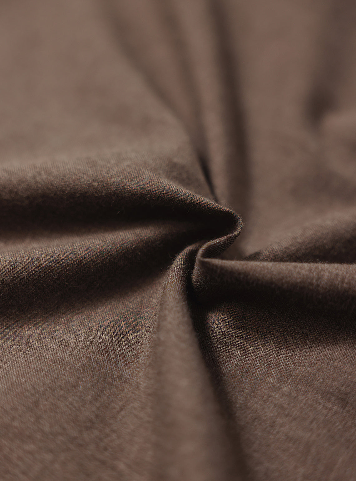 Zorba Brown Cotton Melange Shirt