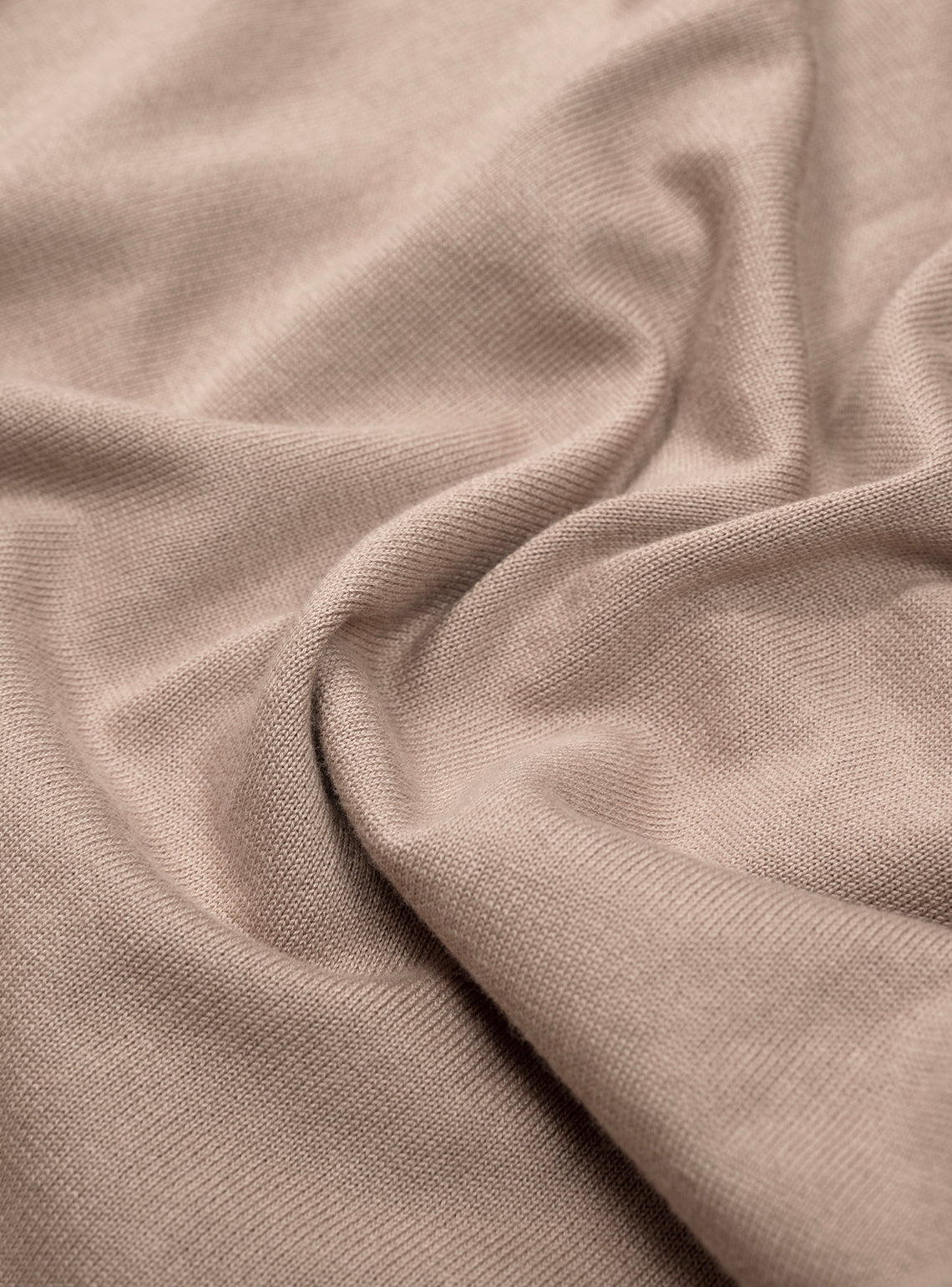 Sandrift Beige Cotton Honeycomb Crew