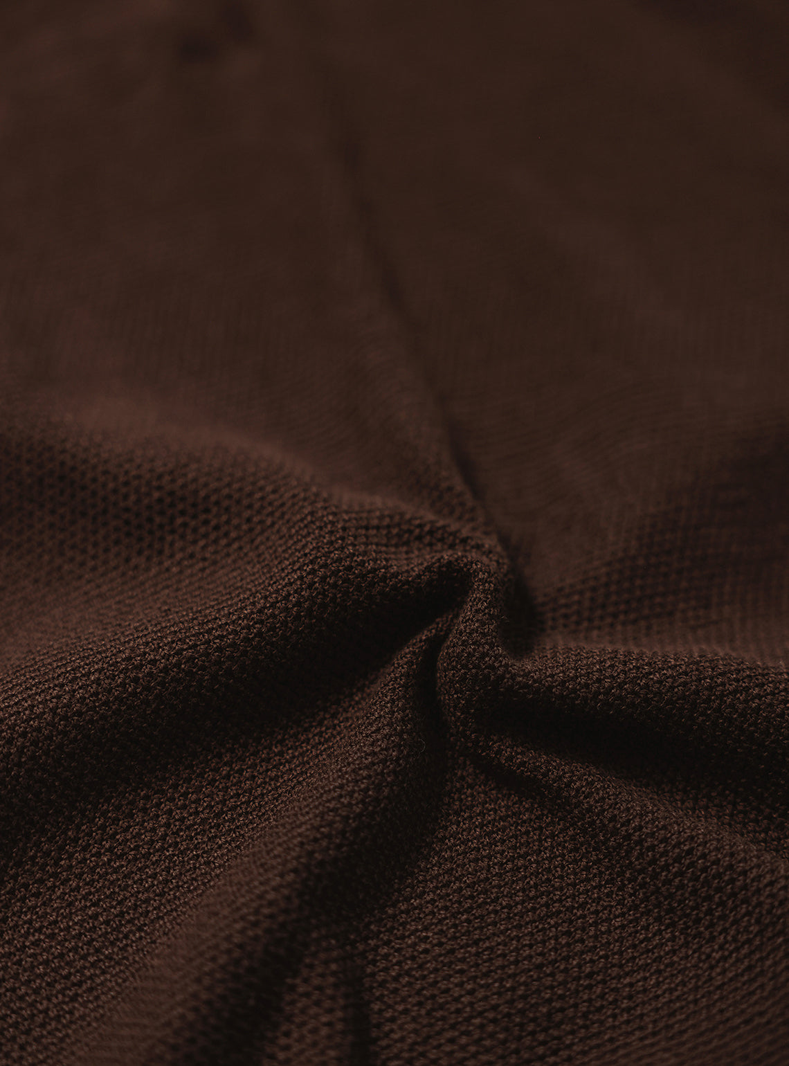 Paco Brown Cotton Viscose Knit Polo