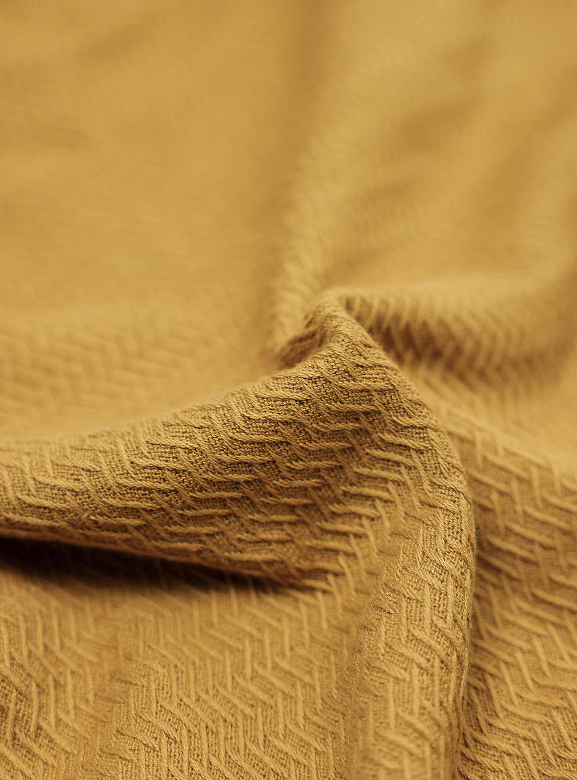 Wood Olive Cotton Jacquard Crew