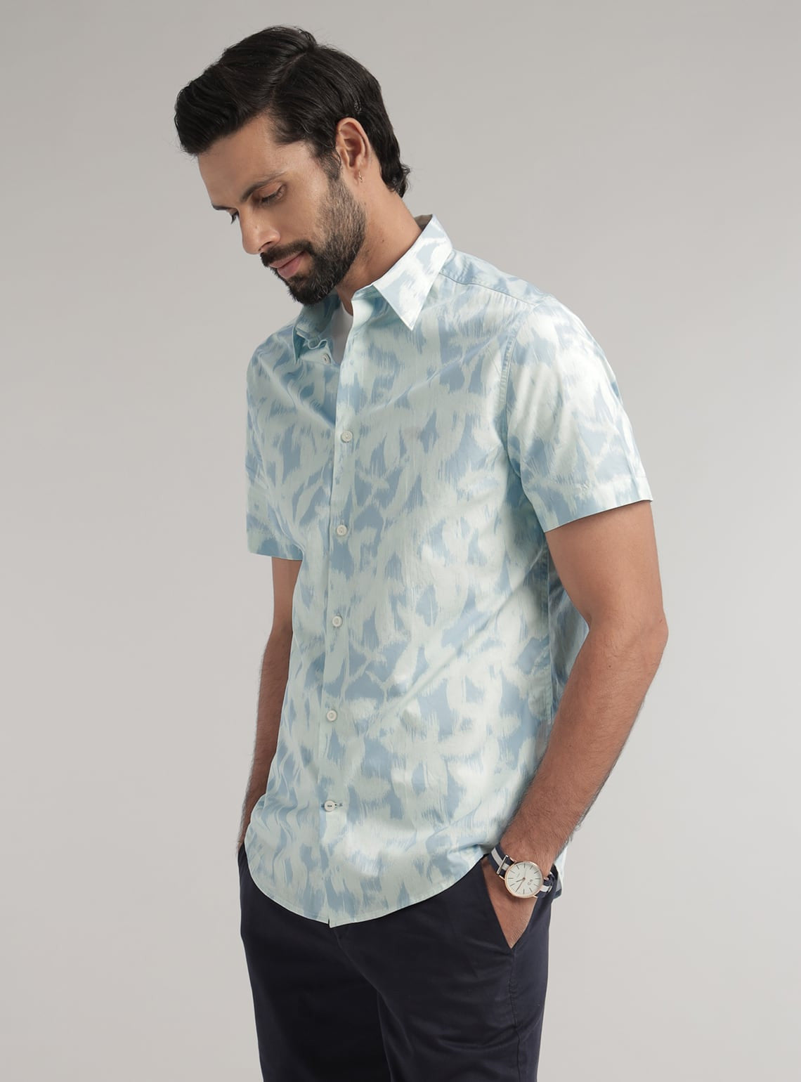 Juniper Ikat Print Shirt