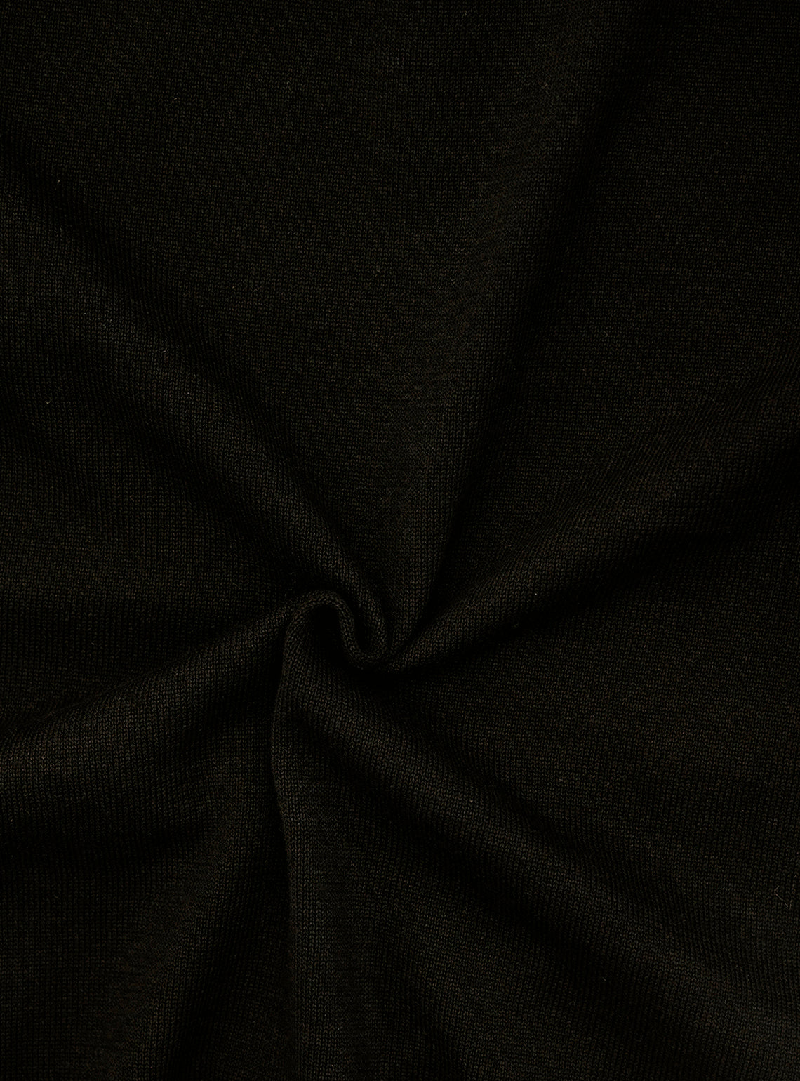 Kas Black Cotton Knit Polo