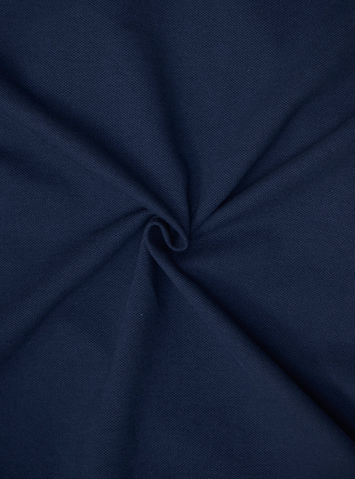 Thyme Navy Cotton Stretch Polo
