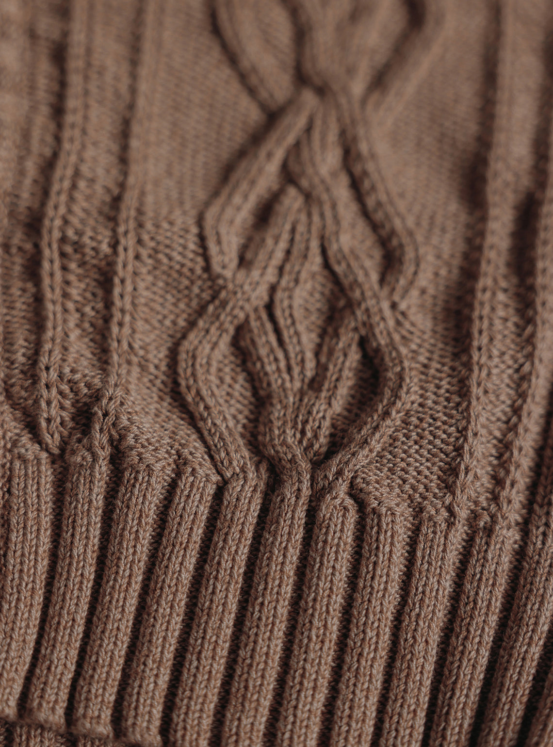 Woodburn Brown Cotton Cardigan