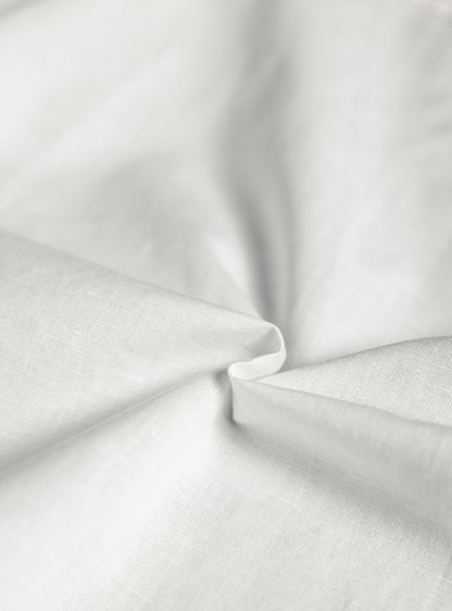 Dandelion White Cotton-Linen Shirt