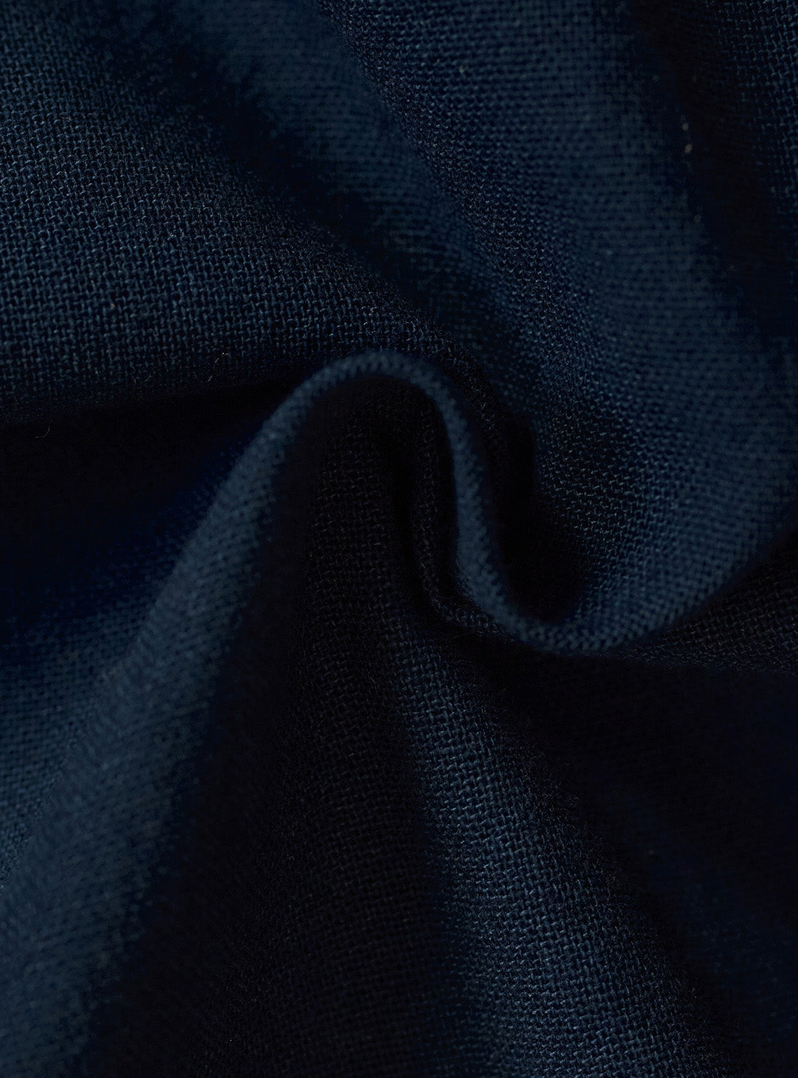Deep Navy Cotton Shirt
