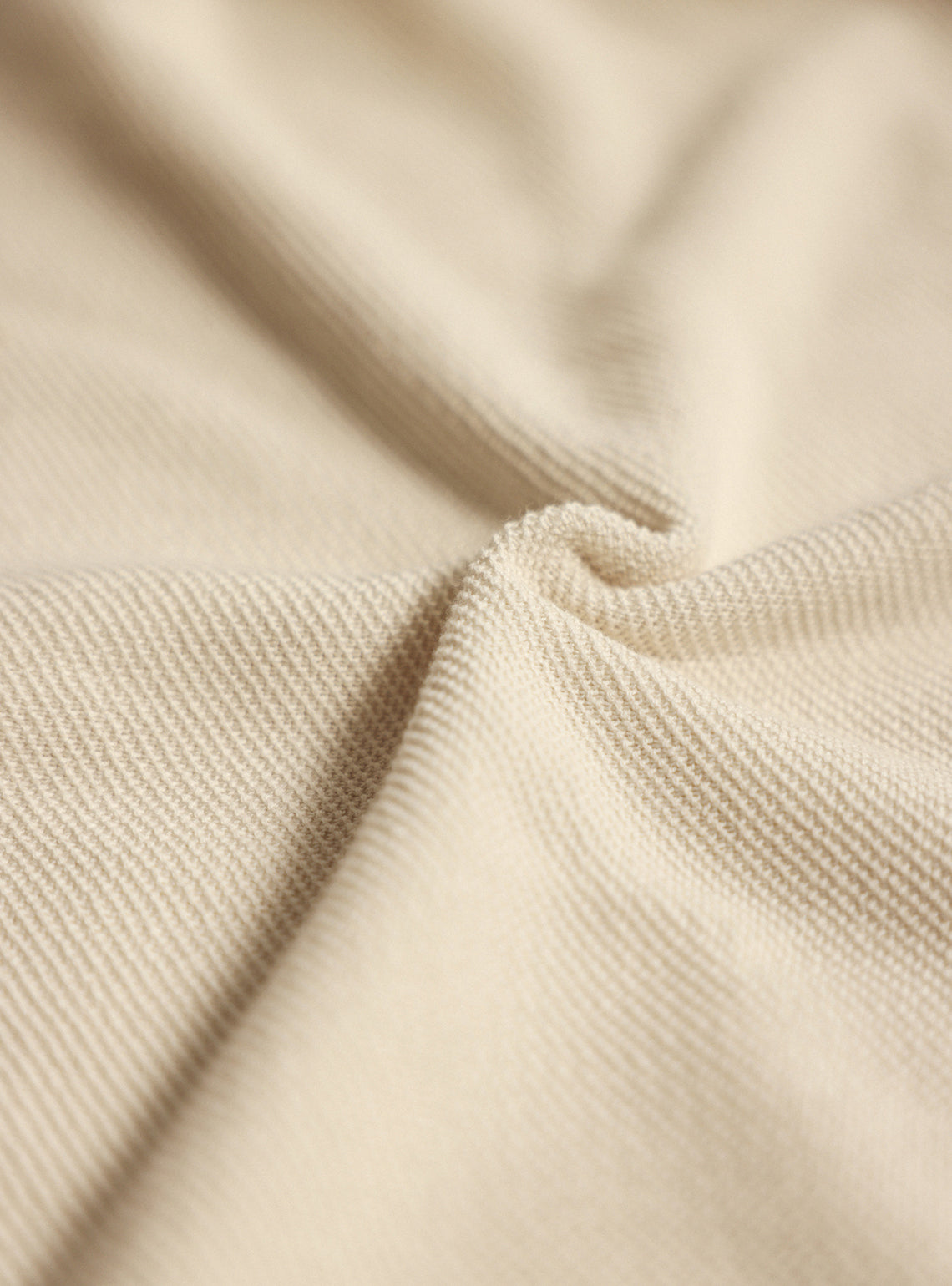 Pearl White Cotton Honeycomb Tee