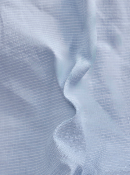 Current Blue Linen Stripe Trousers