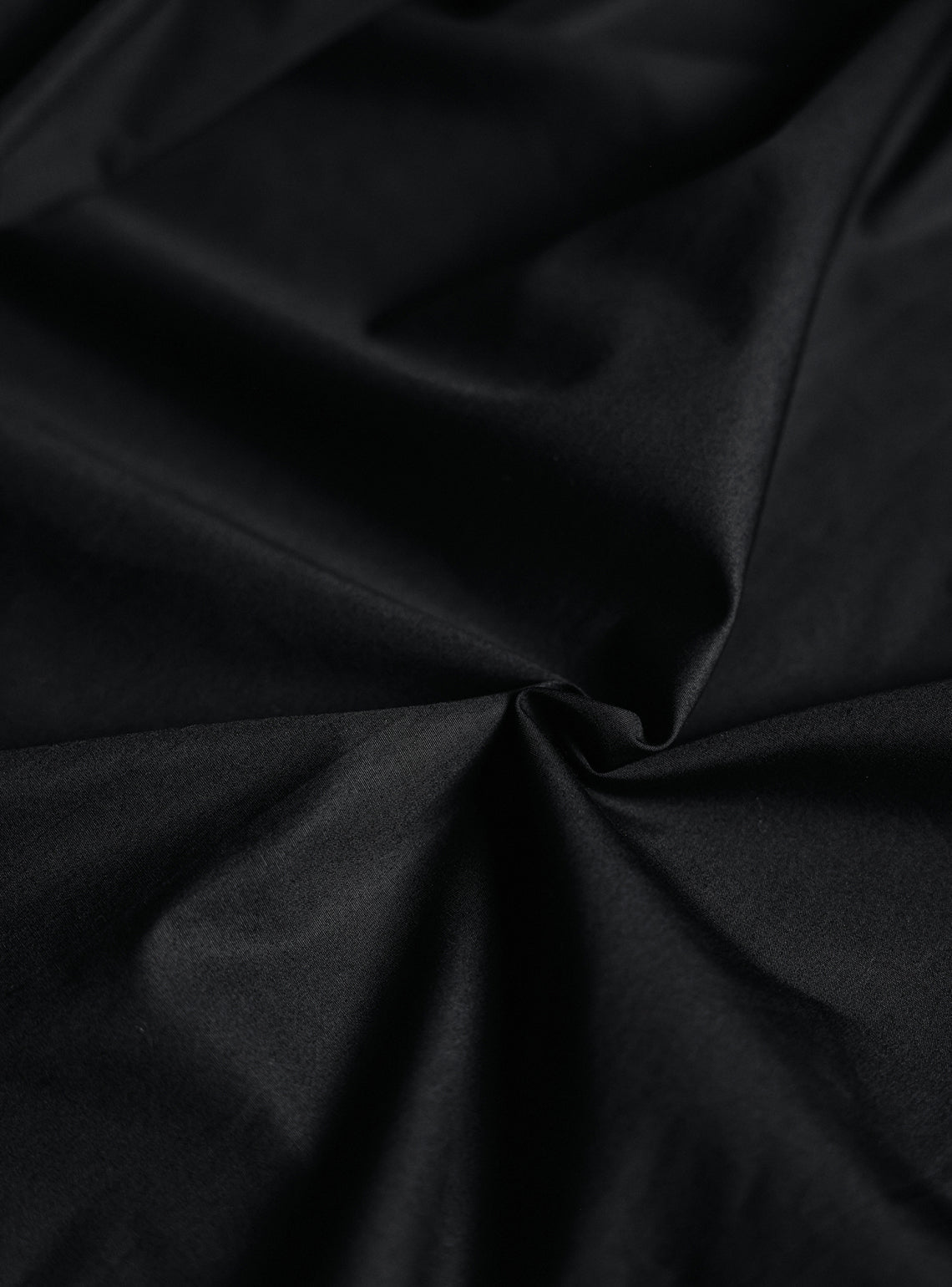 Shadow Black Cotton Evening Shirt