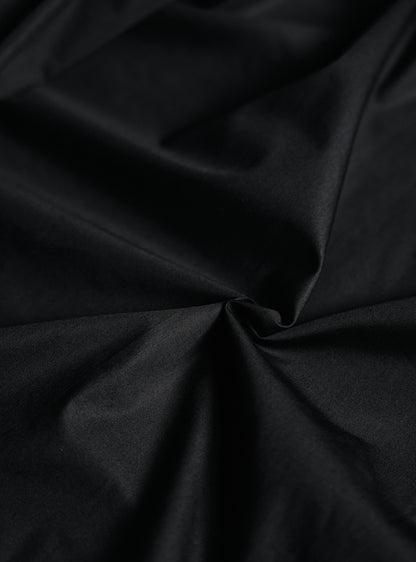 Shadow Black Cotton Evening Shirt