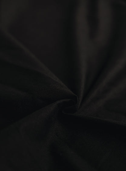 Ink Black Cotton Oxford Shirt