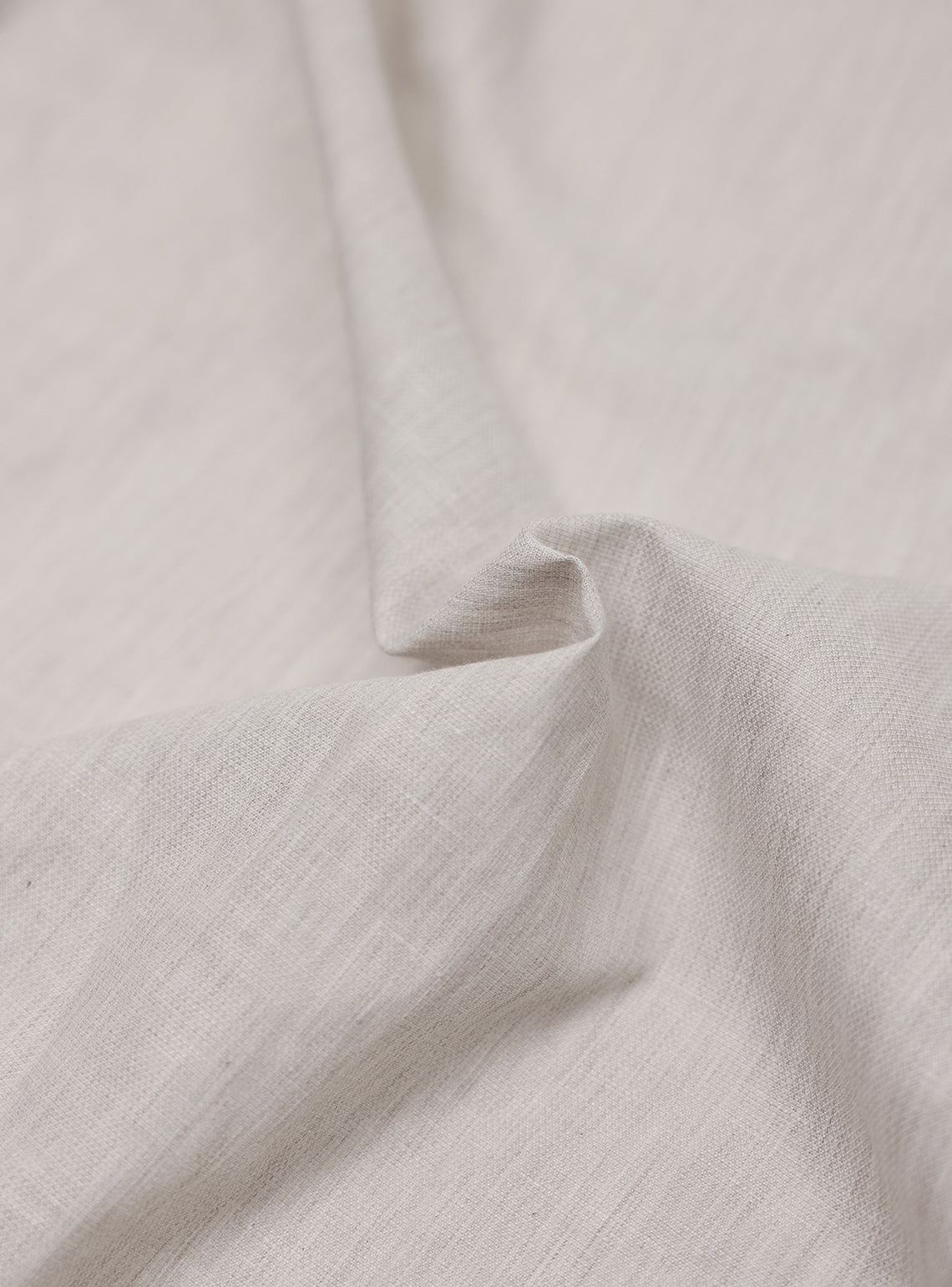 Ghost Beige Cotton Blend Melange Shirt