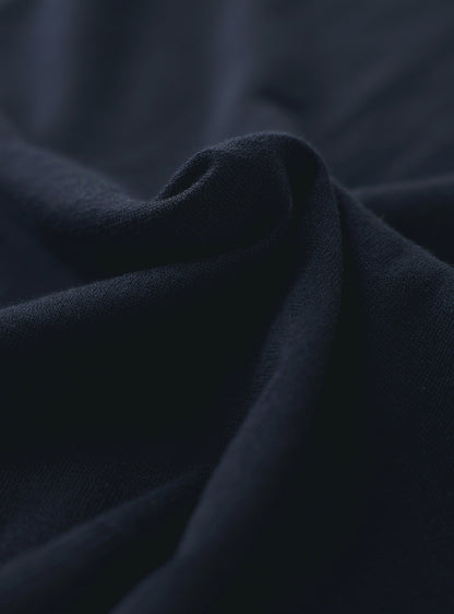 Midnight Navy Cotton Crew