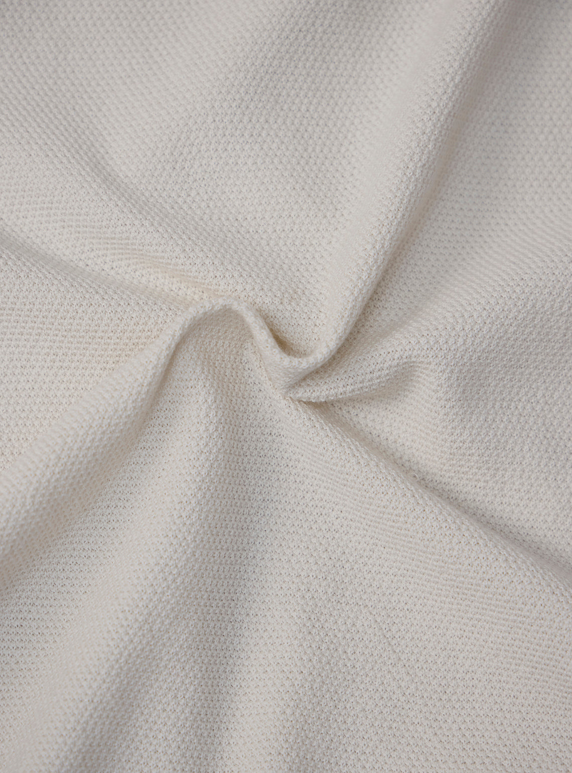 Cream Off White Cotton Polo