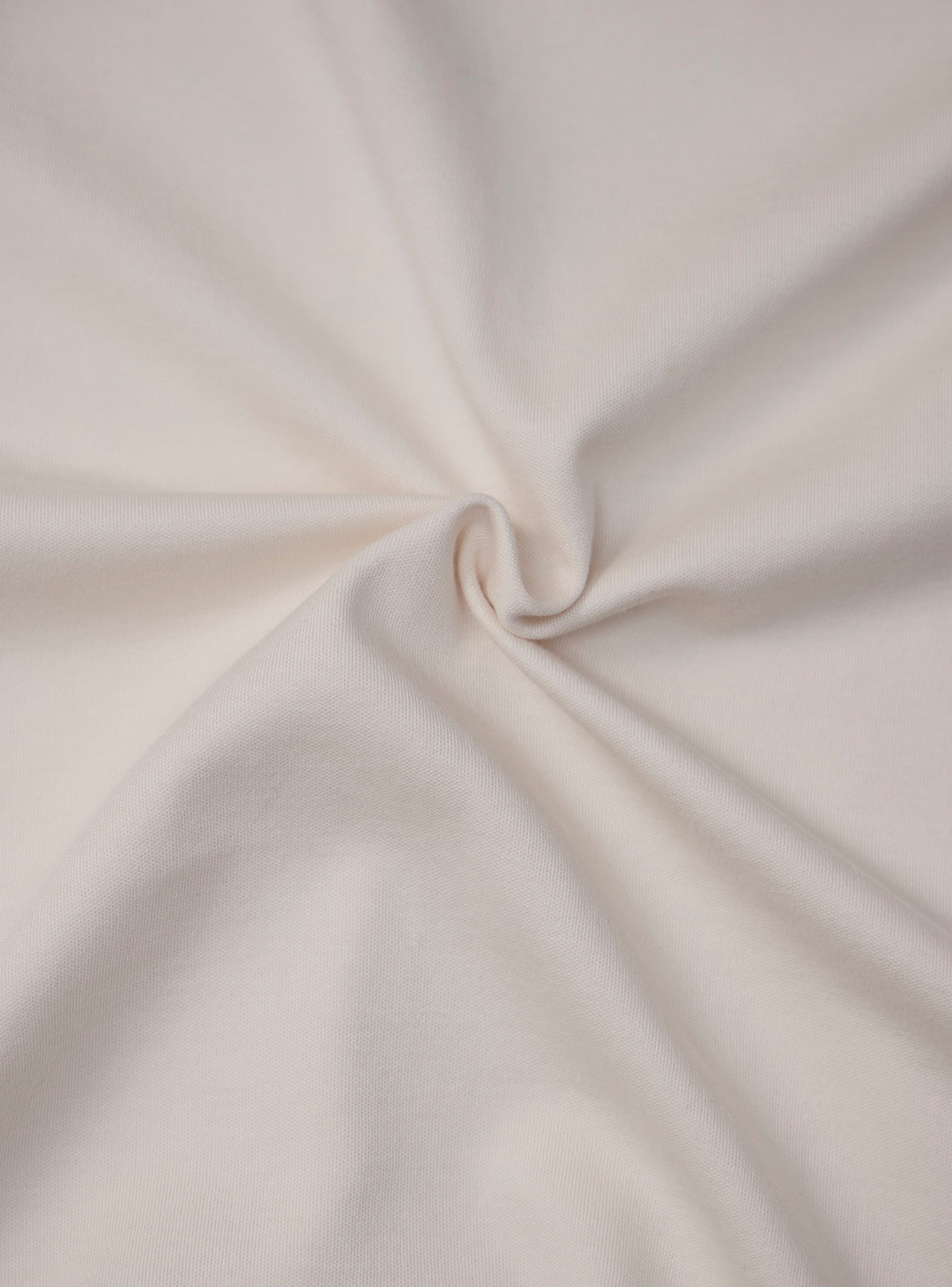 Almond Off White Supima Cotton Crewneck