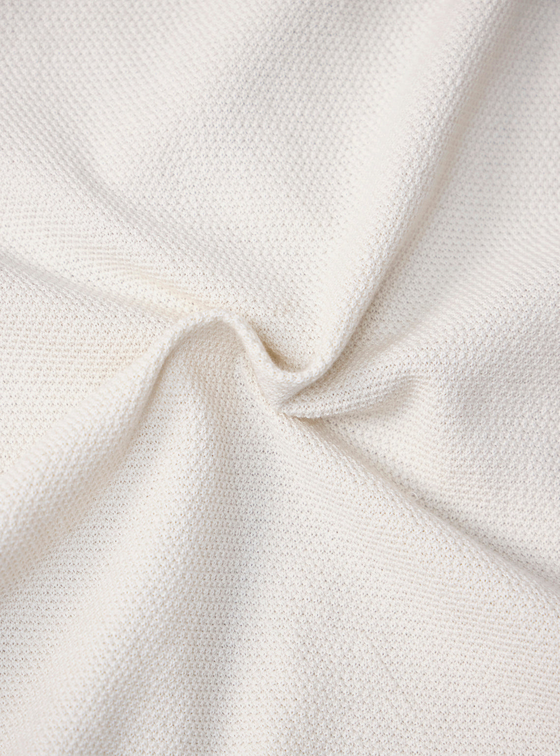 Cream Off White Cotton Polo