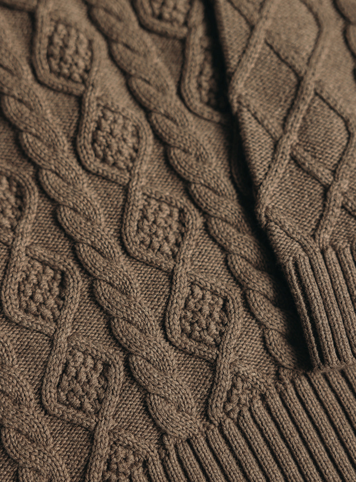 Quincy Grey Cotton Melange Pullover