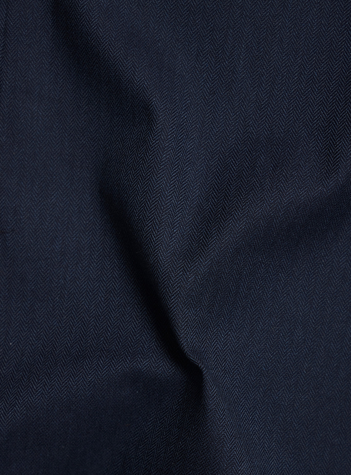 Midnight Navy Cotton Blend Trousers