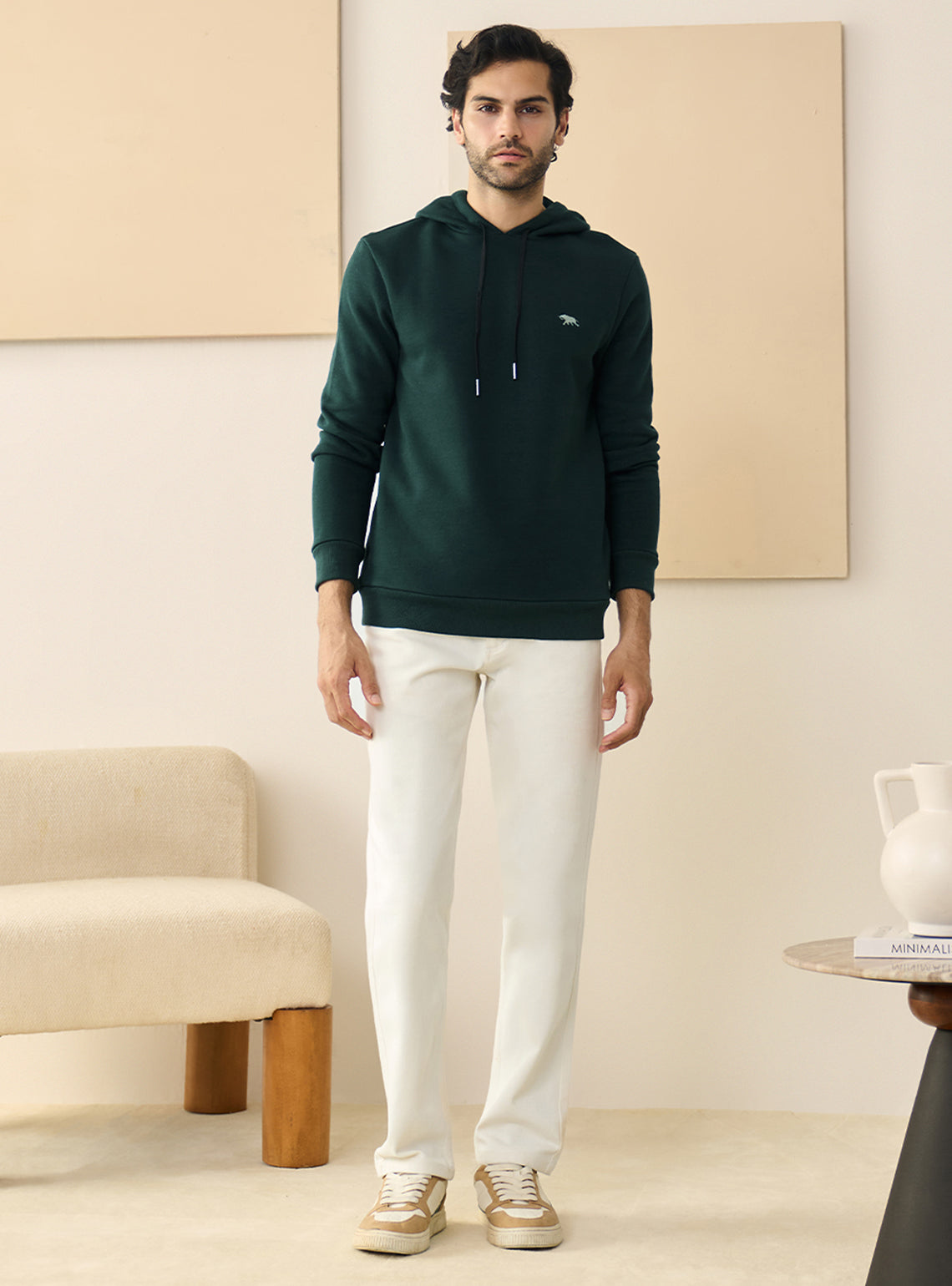Winter Green Fleece Hoodie