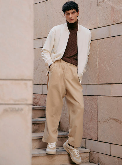 Alto Off-White Cotton Triblend Jacket