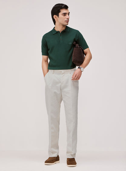 Sage Green Cotton Polo