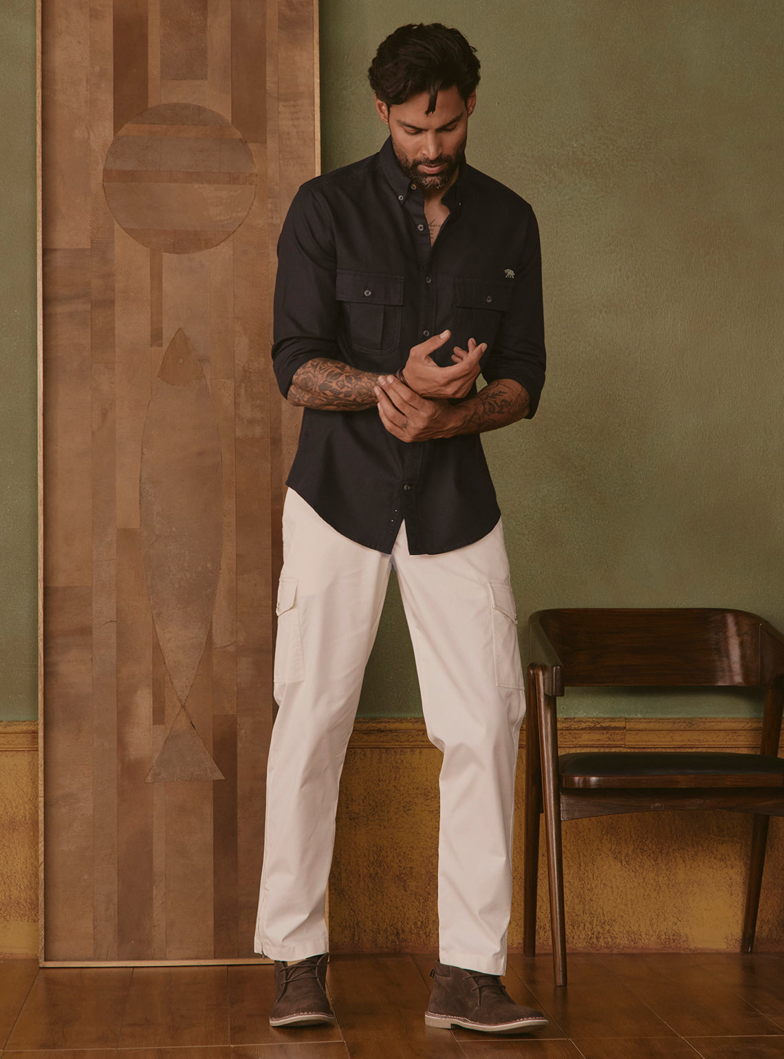Timber Brown Explorer Cotton Shirt