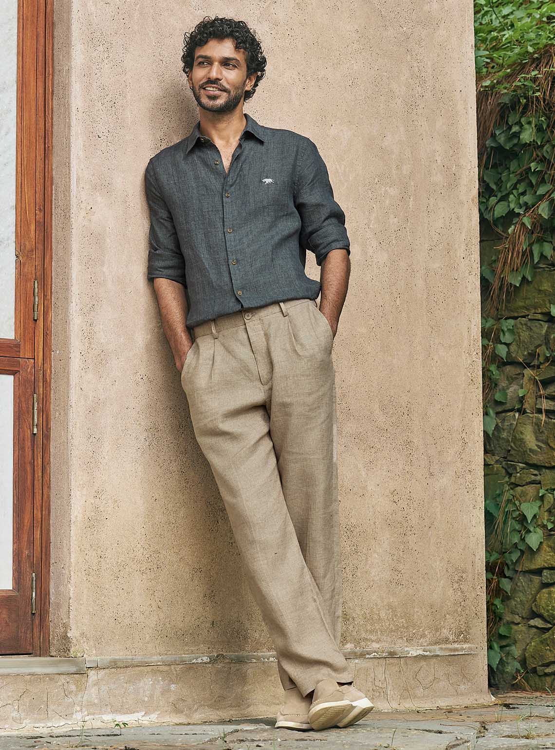 Heirloom Grey Linen Shirt