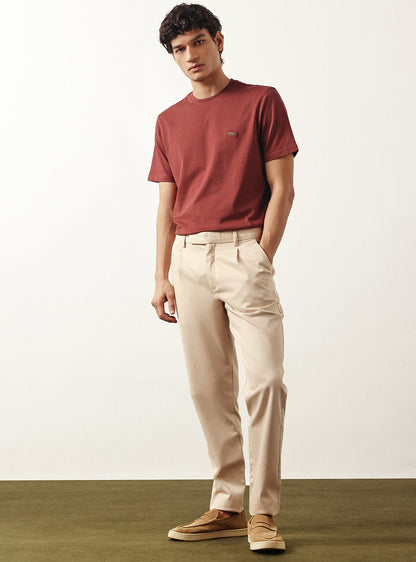 Redwood Rust Cotton Crew