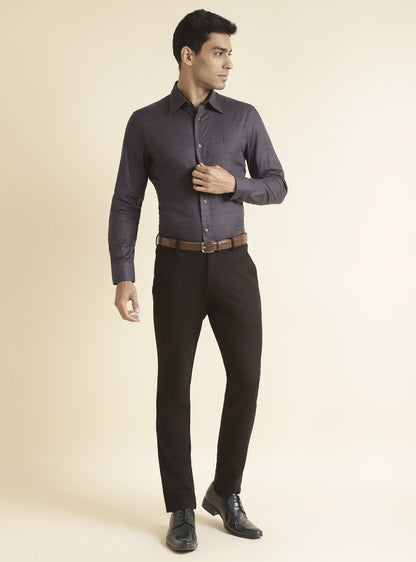 Royal Brown Check Shirt
