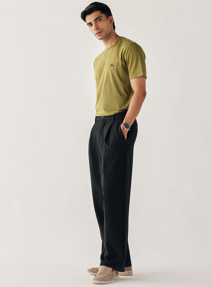 Teak Olive Cotton Crew