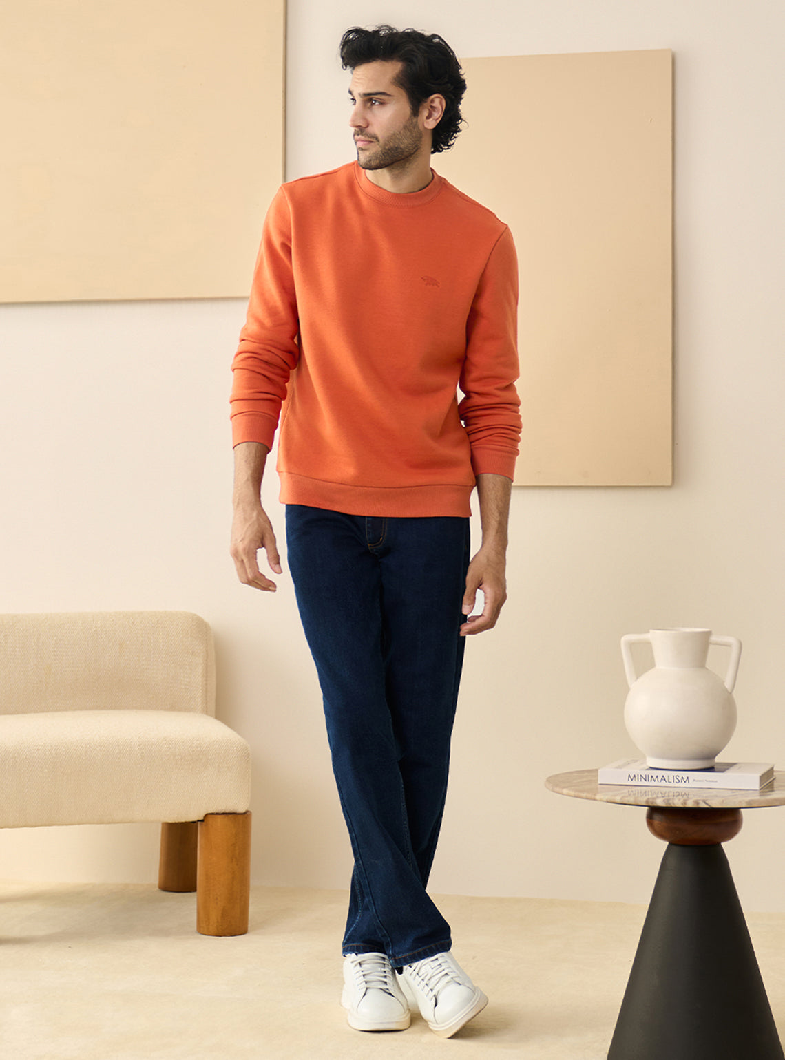 Ember Rust Fleece Sweatshirt