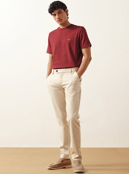 Auburn Maroon Cotton Crew