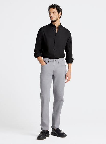 Storm Grey Cotton Blend Jeans