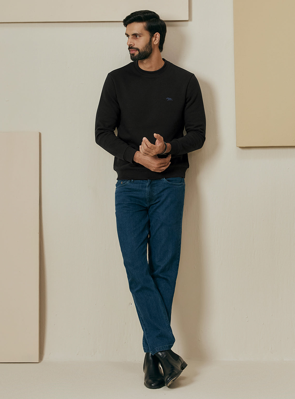 Nightfall Black Fleece Sweatshirt