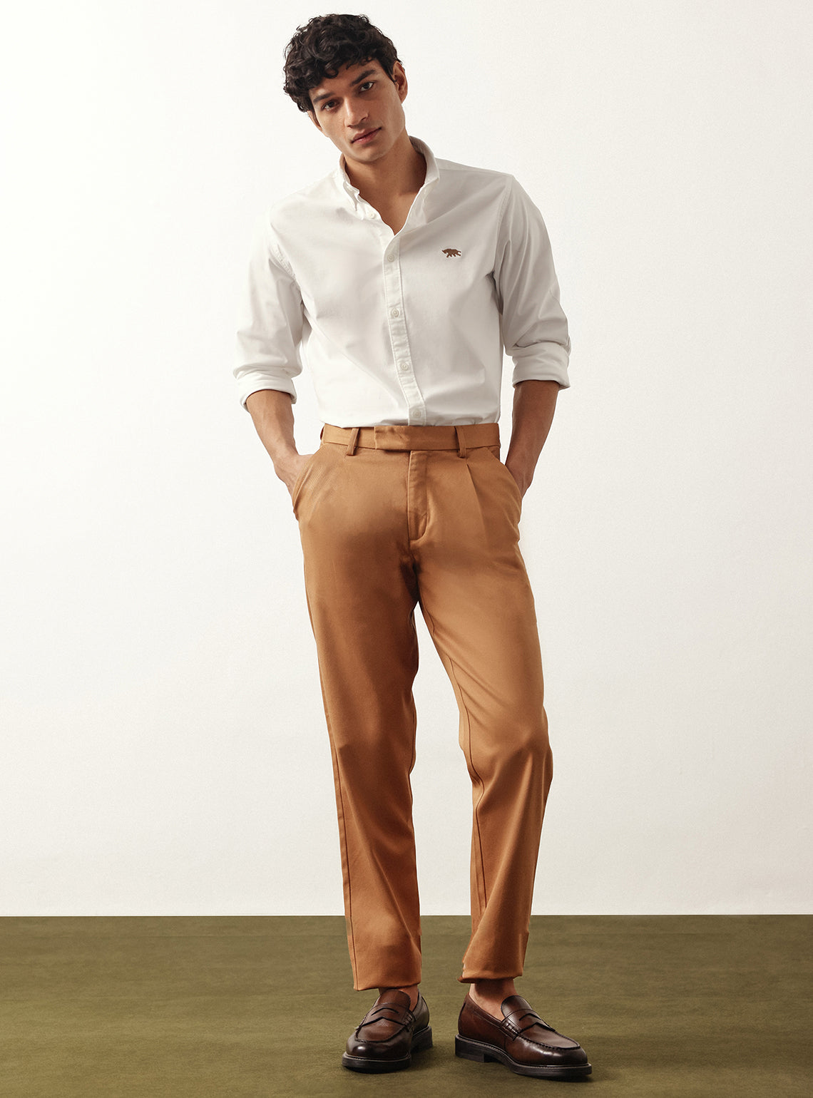 Twilight Off White Cotton Knit Shirt