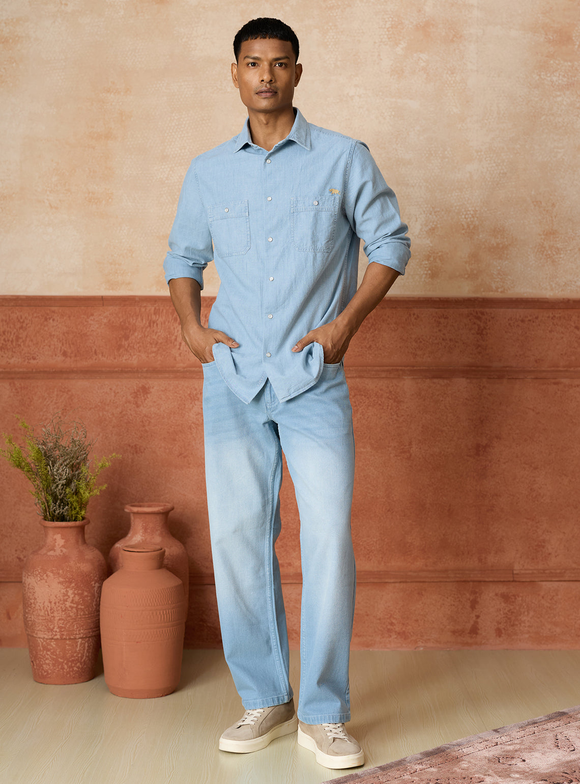 Indigo Columbia Denim Shirt
