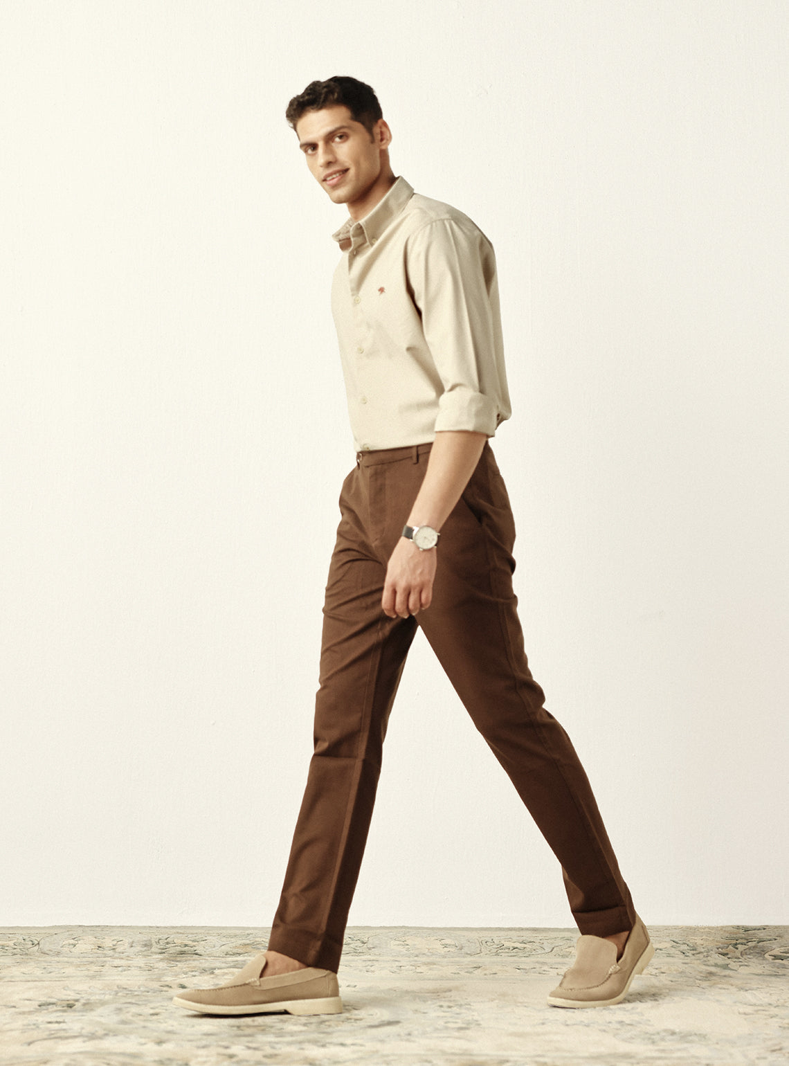 Sand Oxford Shirt