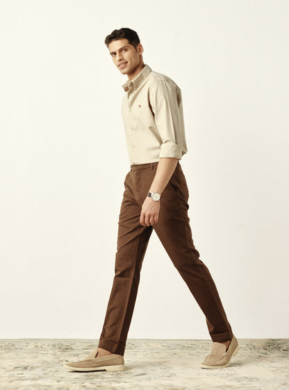 Sand Oxford Shirt