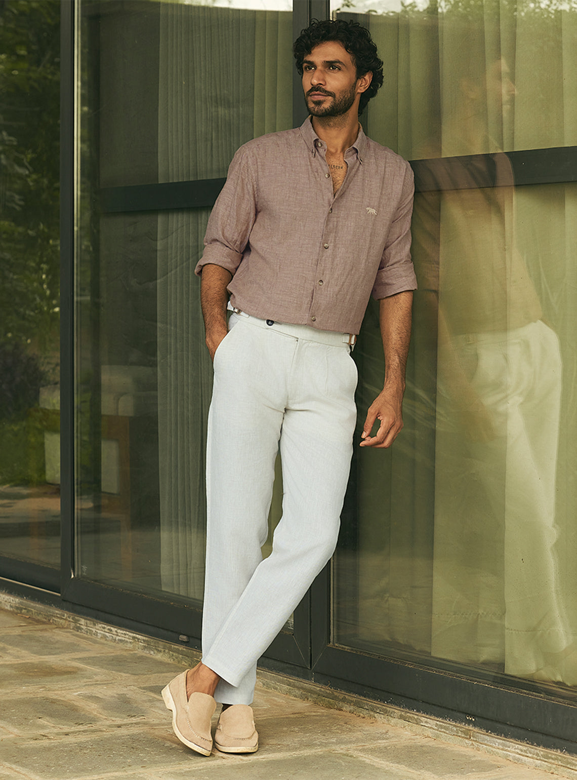 Indian Clay European Linen Shirt