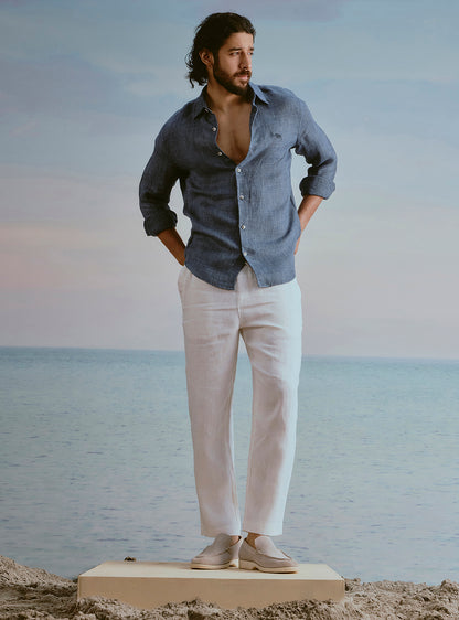 Current Blue Linen Shirt